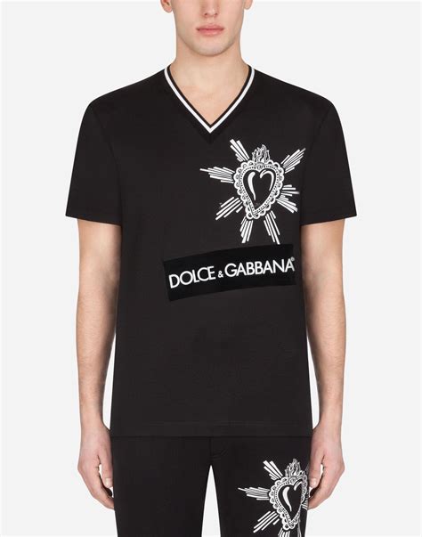 mens dolce gabbana t shirts|Dolce & Gabbana signature shirt men.